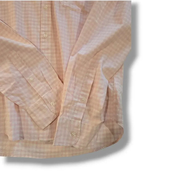 J Crew women's pink Gingham long sleeves slim fit button-down Blouse medium - Picture 6 of 12